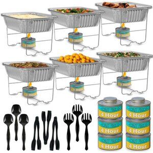 Chafing Dish Buffet Set, Half Size, Disposable Catering Supplies